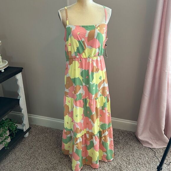 NWT Sanctuary Social Standard Floral Dress (size medium) - Picture 4 of 11